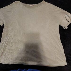 Sage green top